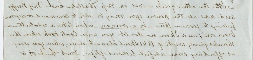 1841年11月25日，莱缪尔·沙塔克给莎拉·沙塔克的信
