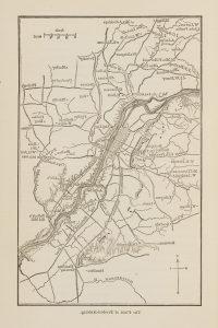 弗雷德里克斯堡战场地图，1862年12月