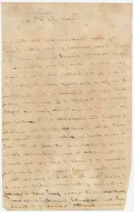 1815年9月9日卡罗琳·尤斯蒂斯的信 