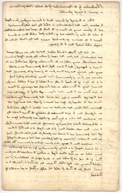 Declaration of Independence [manuscript copy] handwritten copy by John Adams, before 28 June 1776 