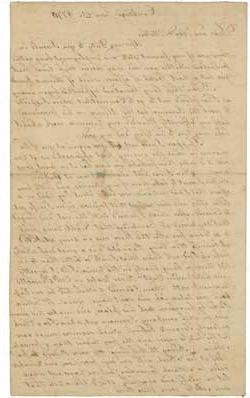 彼得·布朗给莎拉·布朗的信，1775年6月25日 