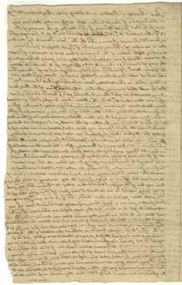 保罗·里维尔的证词，原稿，大约1775年 