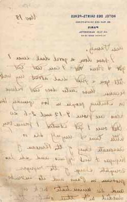 Letter from Eleanor `Nora` Saltonstall to her family, 13 November 1917 