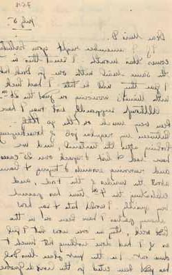 埃莉诺·“诺拉”·索尔顿斯托尔给克拉拉·丹尼森的信，1918年7月5日 