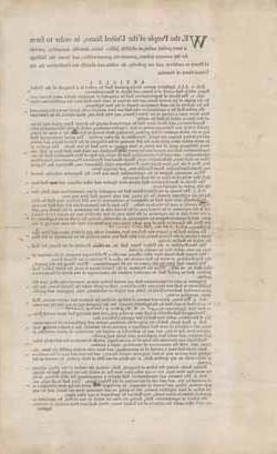 U. S. Constitution (second printing) with annotations by Elbridge Gerry Printed document with handwrritten annotations