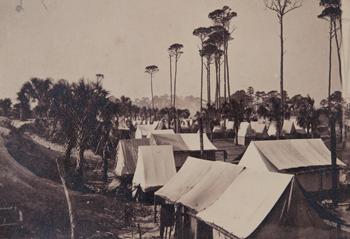 `Camp [at] Folly Island` Photograph
