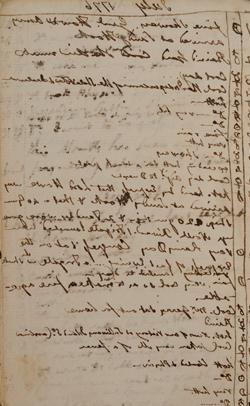 罗伯特·特鲁特·潘恩 diary, unnumbered page with entries for July 1776 手稿