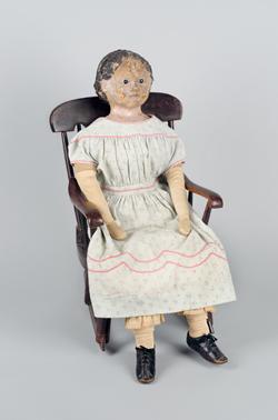 Doll belonging to members of the Codman and Butterfield families 