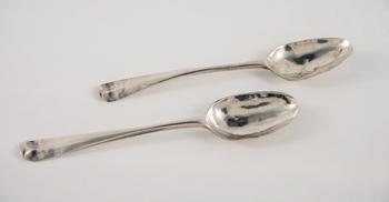 Teaspoons belonging to Relief Ellery Silver