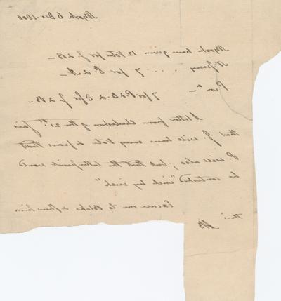 Letter from Aaron Burr to William Eustis, 6 December 1800 