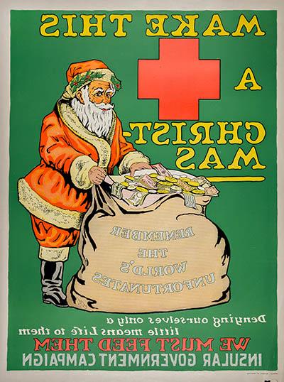 Make This A [Red Cross] Christmas Color lithograph