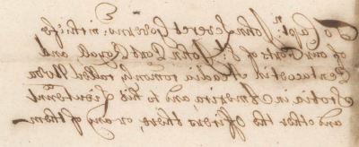 奥利弗·克伦威尔给约翰·莱弗里特的指示细节(詹姆斯·纳特利著), 1656年9月26日
