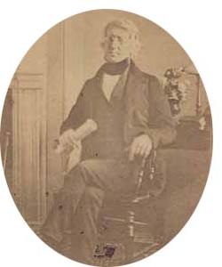 这是一张达盖尔银版照片，描绘的是莱弗里特·索尔顿斯托尔(1783-1845)。