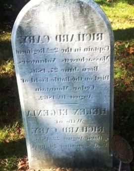 理查德和海伦·凯里的墓碑，山. 弗农公墓，马萨诸塞州剑桥